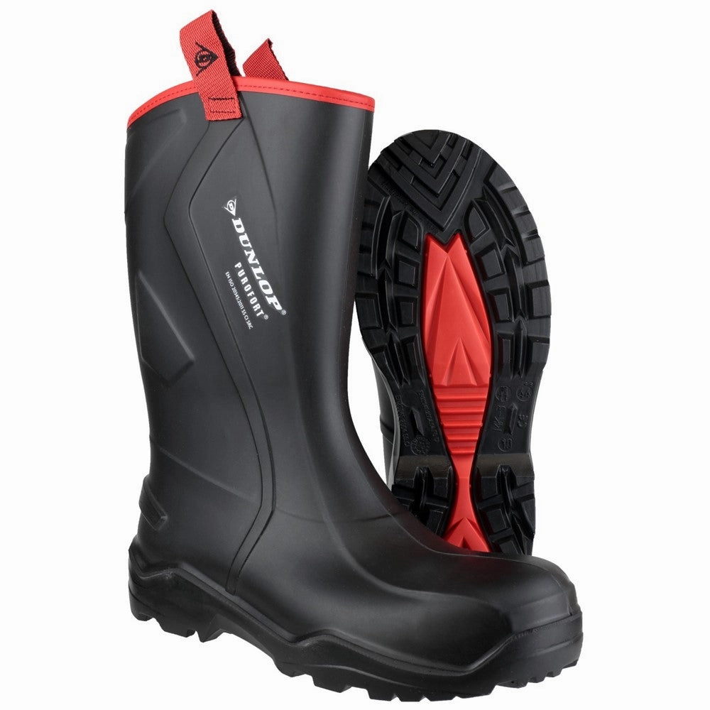 Dunlop Purofort  Rugged Full Safety Wellingtons Moisture Wicking