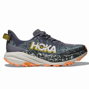 Ergonomic Lightweight Shoes Hoka Speedgoat 6 Womens | Grey Skies / Cosmic Grey