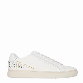 Paul Smith Rex Embroidery Trainers White Quick Dry