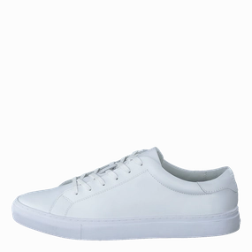 Jermain Leather Sneaker White Minimal Footwear