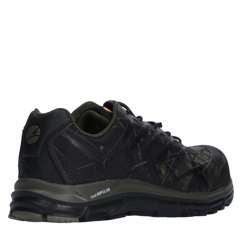Albatros Energy Impulse Olive Low Safety Trainer Walking Shoes Non Slip