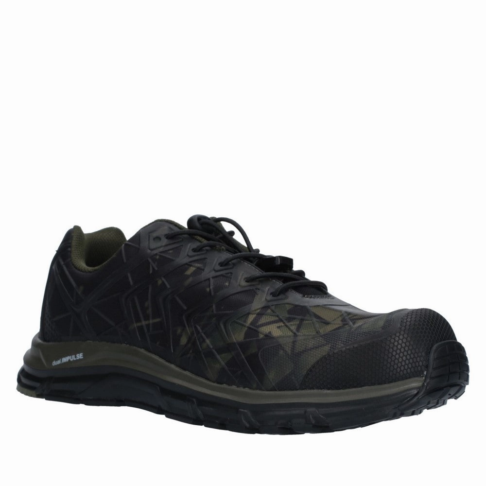 Fashion Sneakers Premium Comfort Albatros Energy Impulse Olive Low Safety Trainer