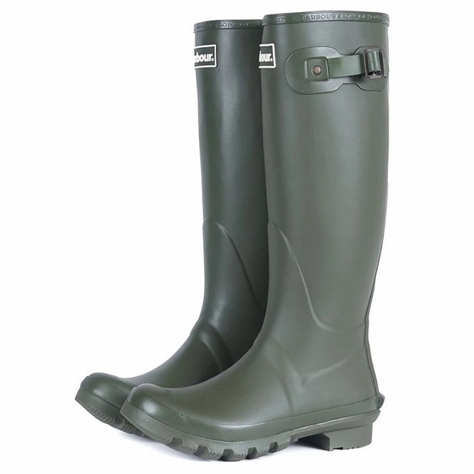 Barbour Women'S Bede Tall Wellington Boots Olive Lrf0043 Ol51 Stable
