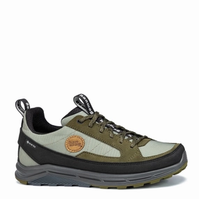 Hanwag Rotpunkt Light Low Gtx Trainer Deep Olive / Light Olive Weather Resistant Travel Ready