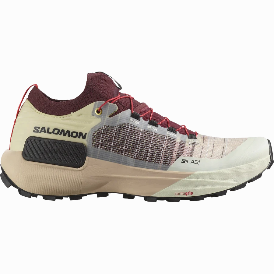 Odor Resistant Cushioned Insoles Salomon S/Lab Genesis | Vanilla Ice / Decadent Chocolate / Black | Unisex