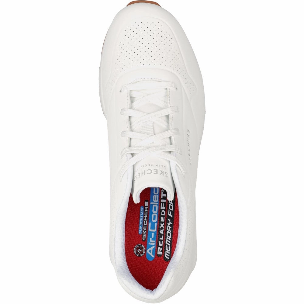 Easy On Off Skechers Workwear Work Relaxed Fit: Uno Sr - Sutal Work Shoe