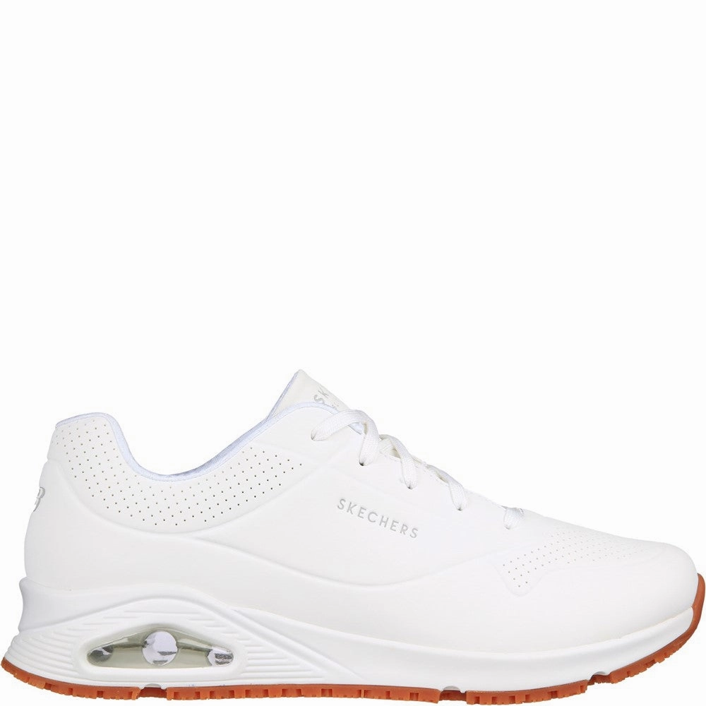 Stylish Footwear Relaxed Fit Footwear Skechers Workwear Work Relaxed Fit: Uno Sr - Sutal Work Shoe