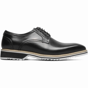 Secure Fit Stacy Adams Barringer Plain Toe Oxford In Black