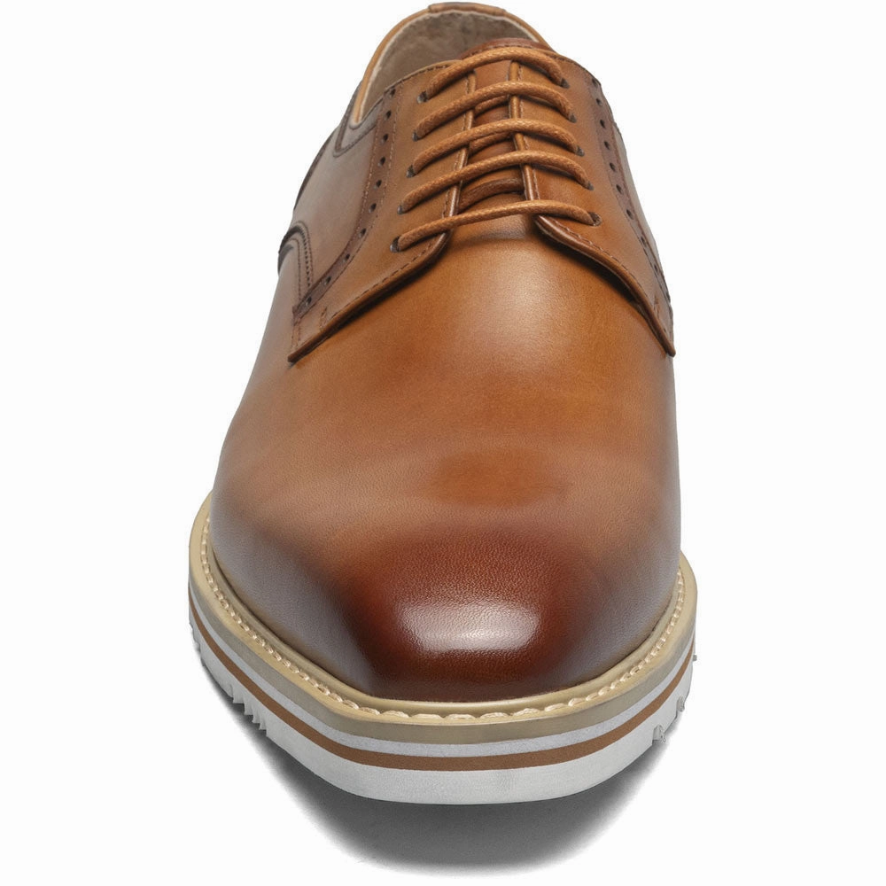 Minimal Footwear Stacy Adams Barringer Plain Toe Oxford In Tan