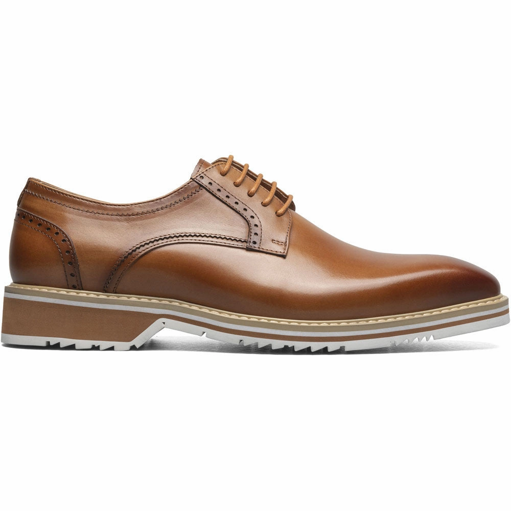 Waterproof Stacy Adams Barringer Plain Toe Oxford In Tan
