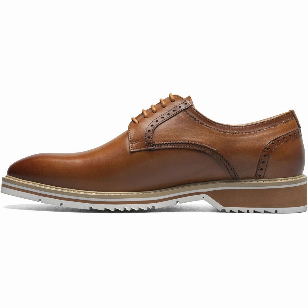 Stacy Adams Barringer Plain Toe Oxford In Tan Premium Comfort All Day Support