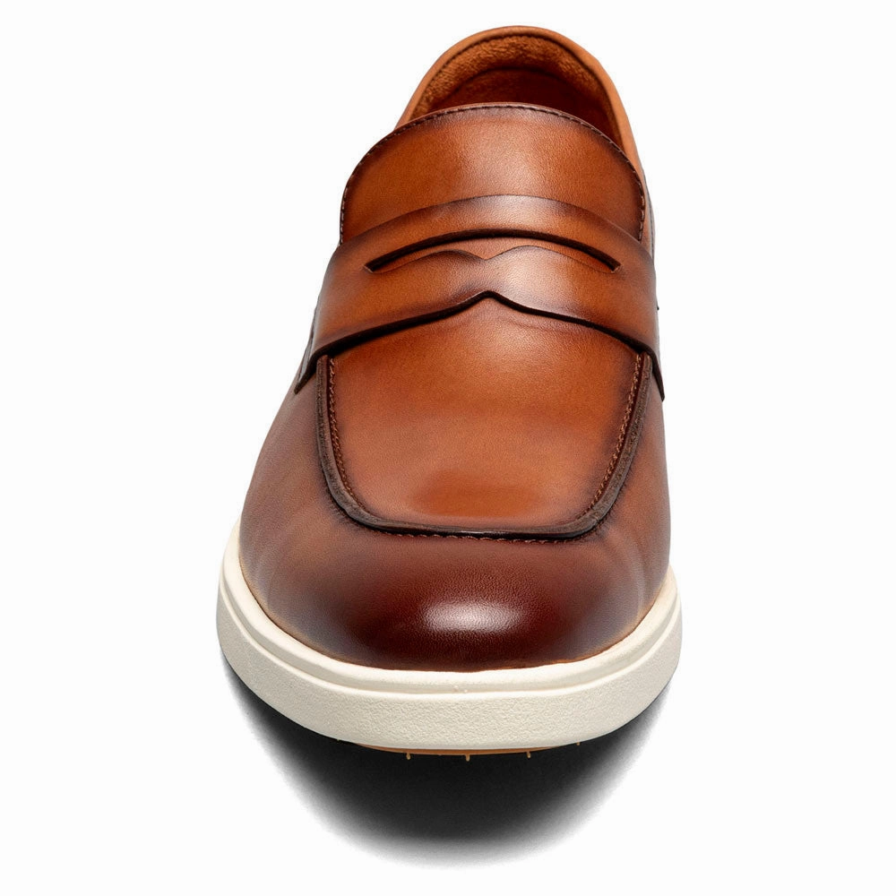 Supportive Footwear Stacy Adams Spencer Tan Men??S Moc Toe Penny Slip On Shoes