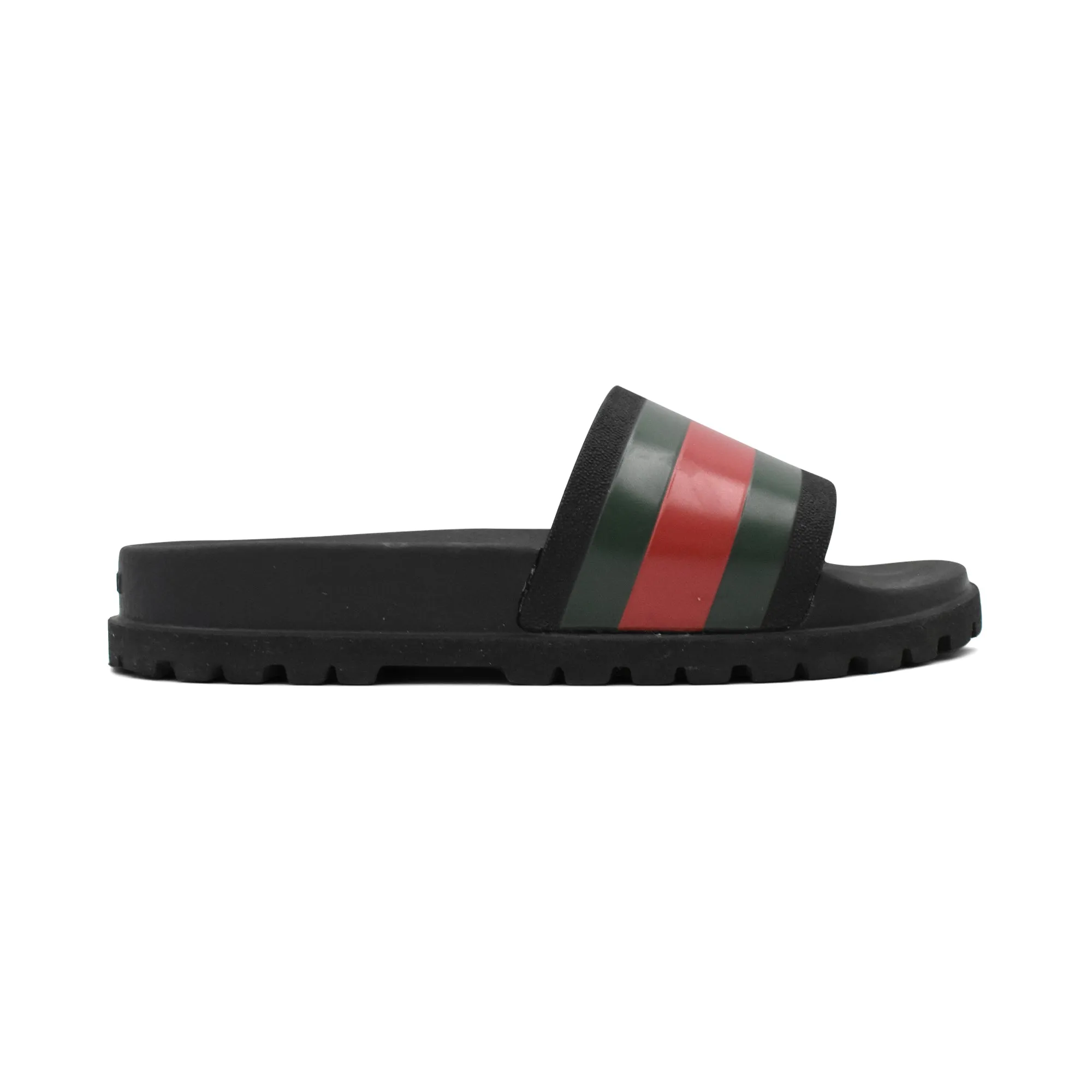 Canvas Shoes Gucci 'Pursuit' Pool Slides - Men'S 7