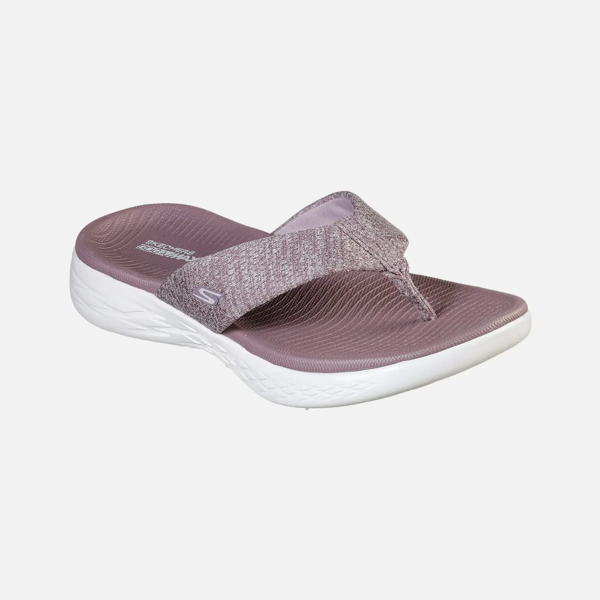 Skechers On-The-Go 600 Preferred Women'S Slide -Light/Mauve Leather Shoes