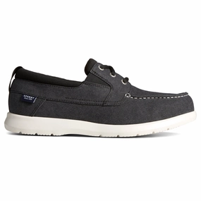 Bowrider Plushstep 3-Eye Chambray Boat Shoes Daylong Comfort Flat Feet Shoes