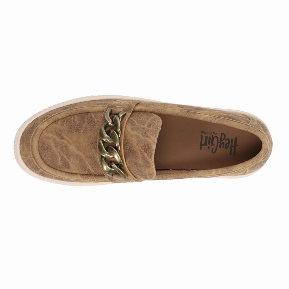 Machine Washable Chain Reaction Metallic Slip On Loafers