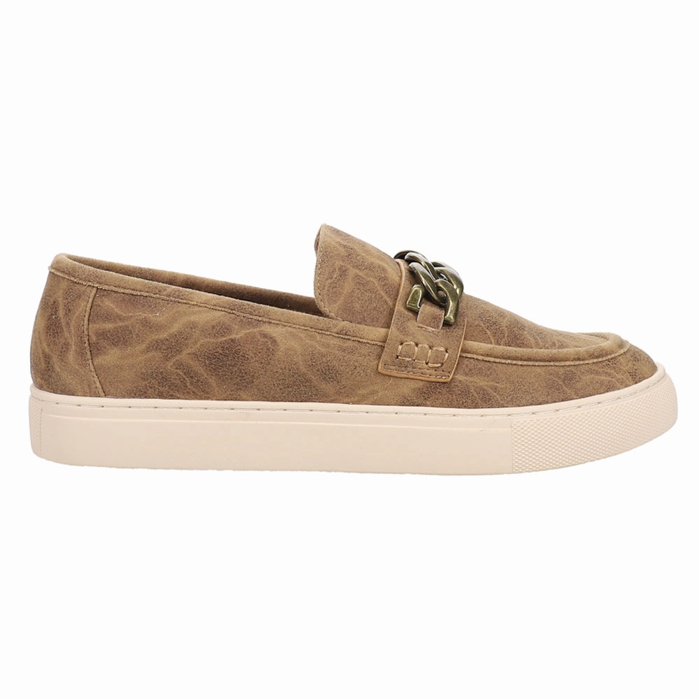 Arch Support Comfort Heel Chain Reaction Metallic Slip On Loafers
