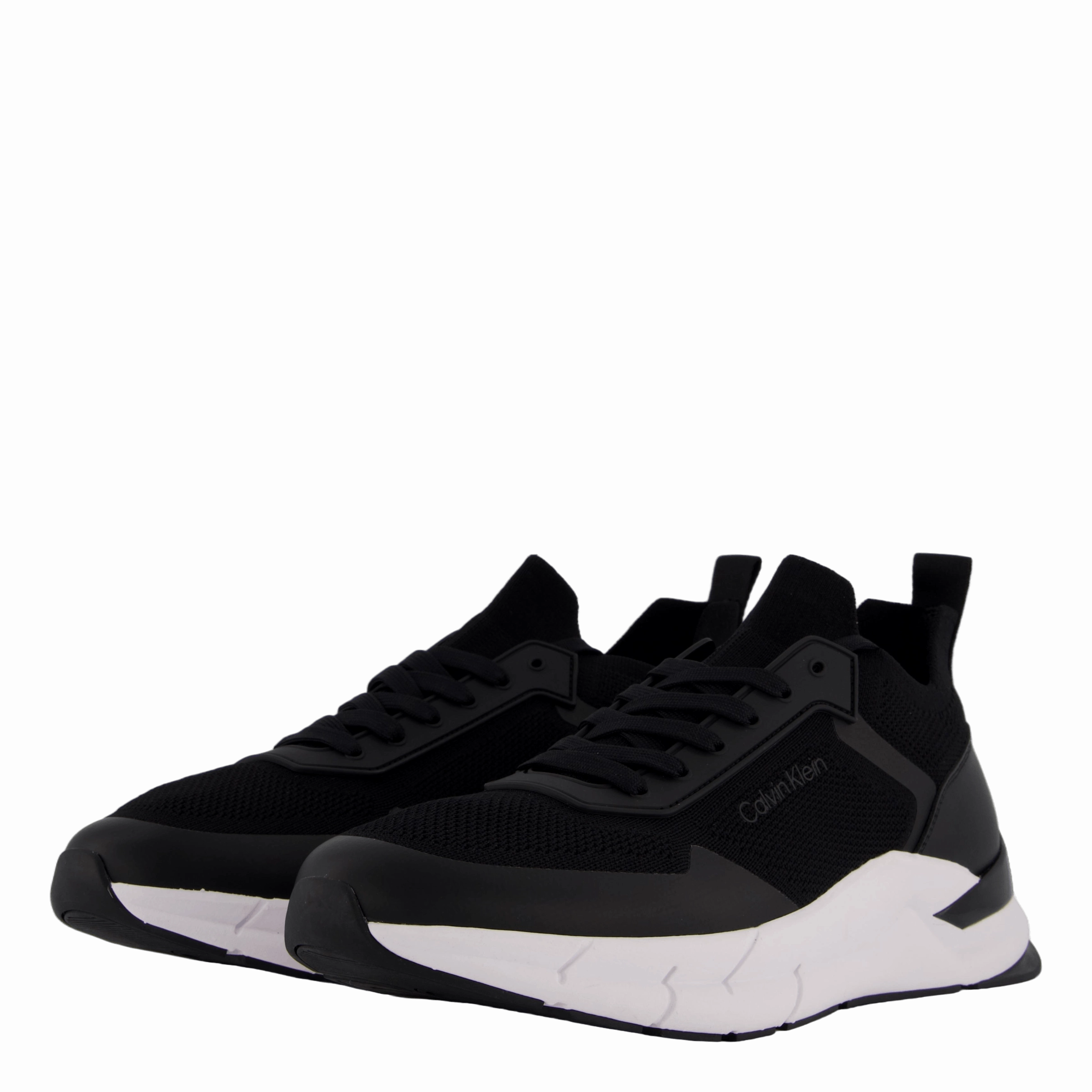 Low Top Lace Up Mix Ck Black Fashion Sneakers