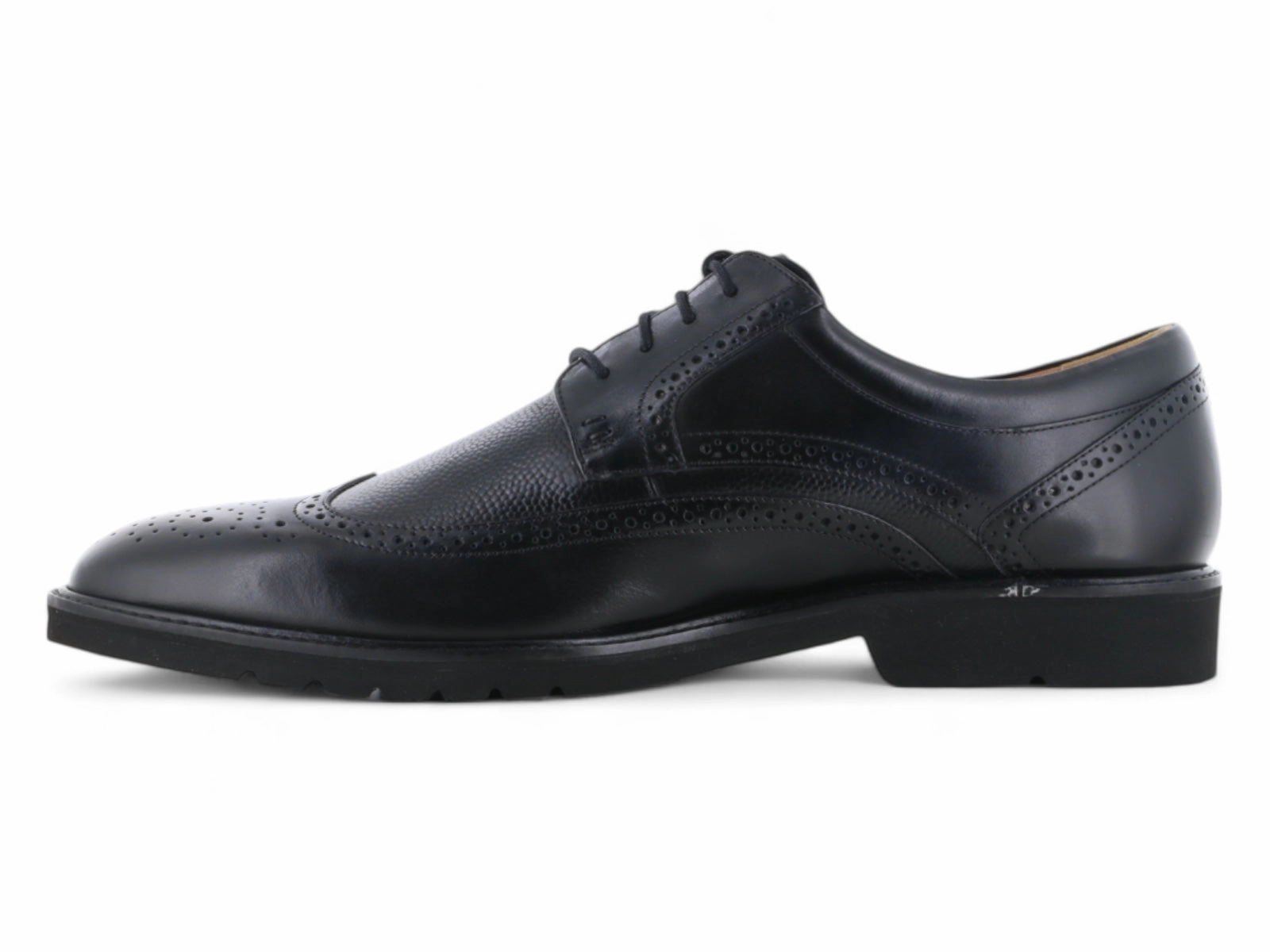 Rockport Fallo Wingtip Dress Oxford Black Smart Casual Footwear