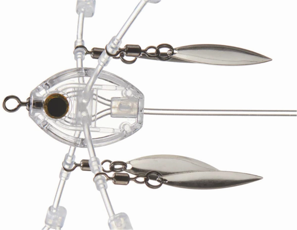 Stealth Lures Clear Stealth Rig - 4 Blade Design