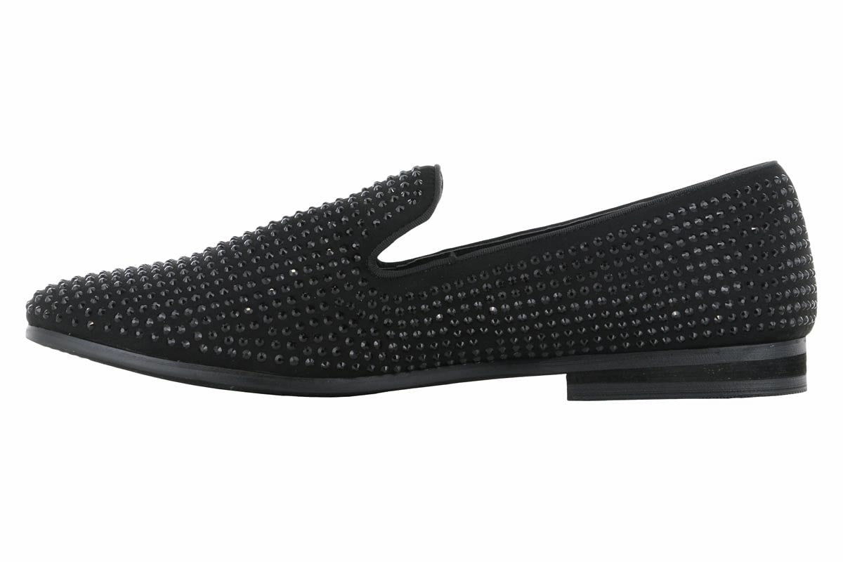 Cushioned Insoles Steve Madden Caviarr Black Stud Loafer