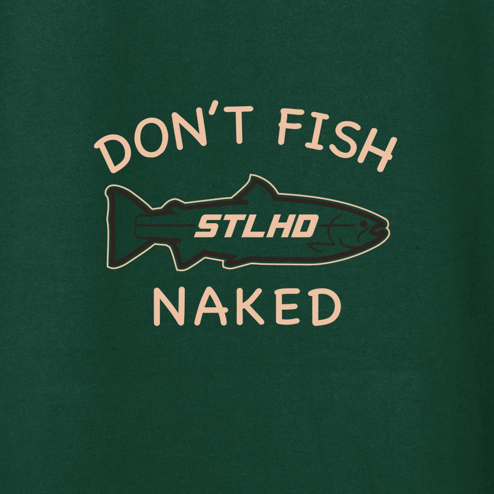 STLHD Mens Dont Fish Naked Standard Hoodie