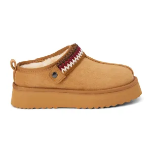 Stable Storm Embroidered Scuff Slippers