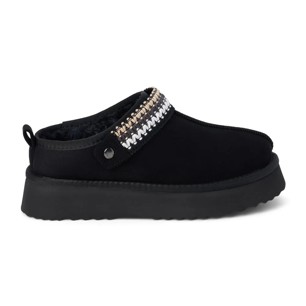 Storm Embroidered Scuff Slippers Lightweight Shoes Cushioned