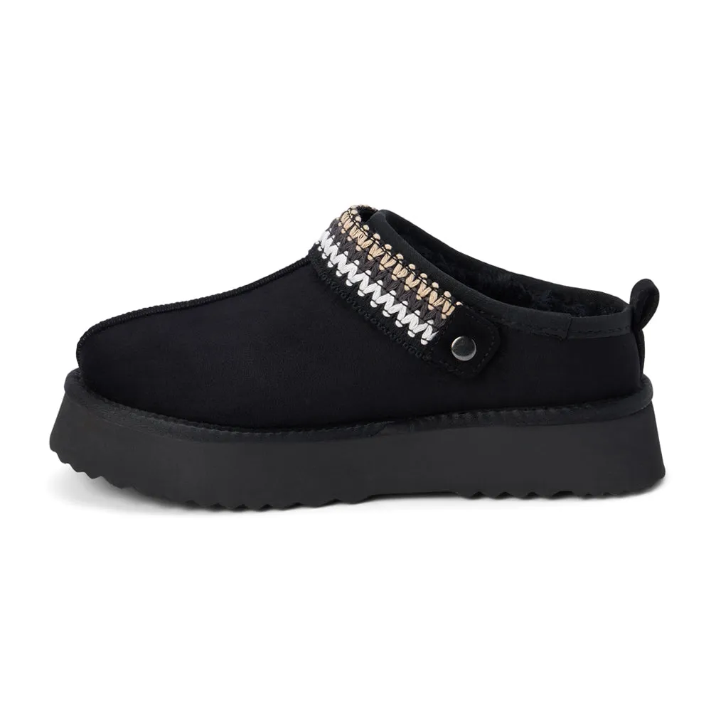 Storm Embroidered Scuff Slippers Rugged