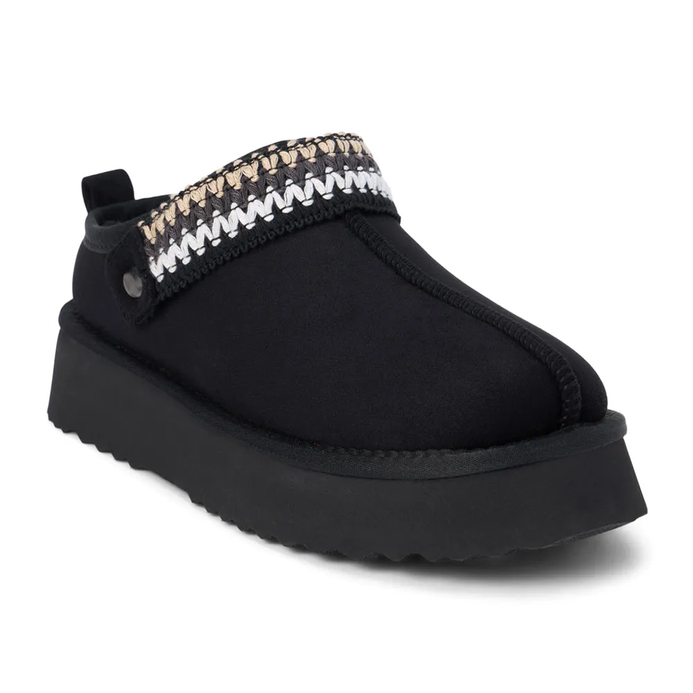 Storm Embroidered Scuff Slippers Sustainable Shoes