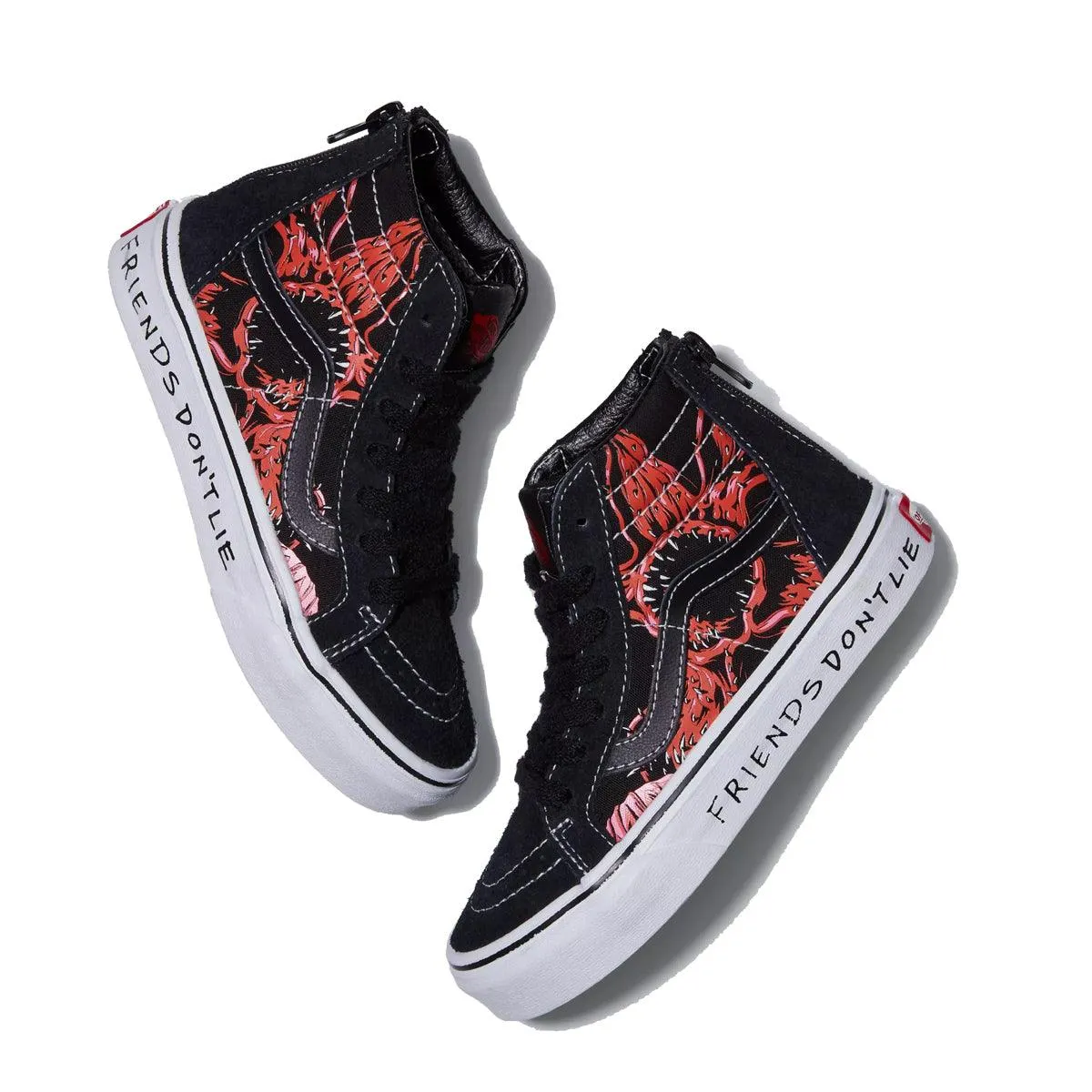 Durable Shoes Versatile Footwear   Stranger Things Kid'S Sk8-Hi Zip 'Friends Don'T Lie'