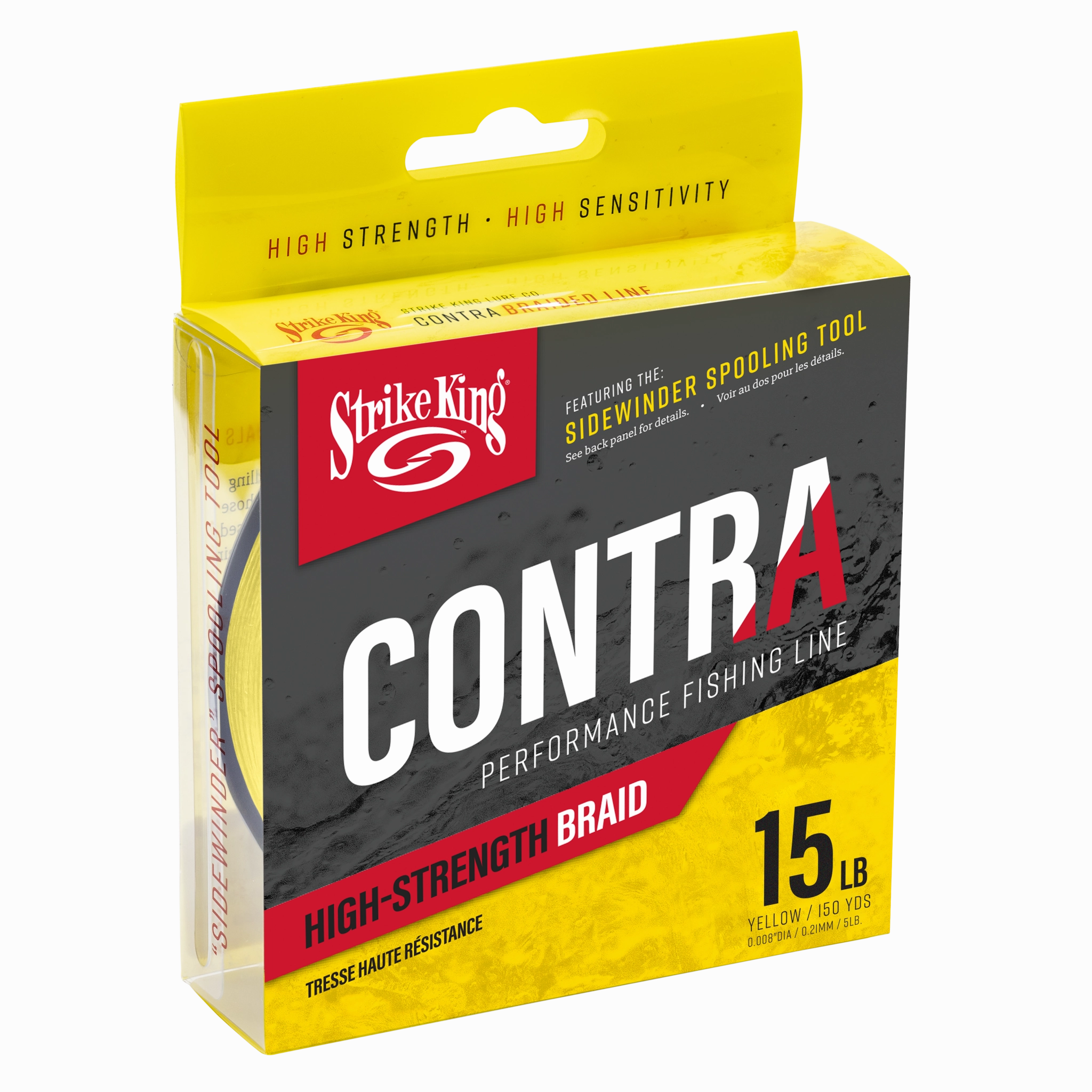 Strike King Contra Braid - Hi-Vis Yellow
