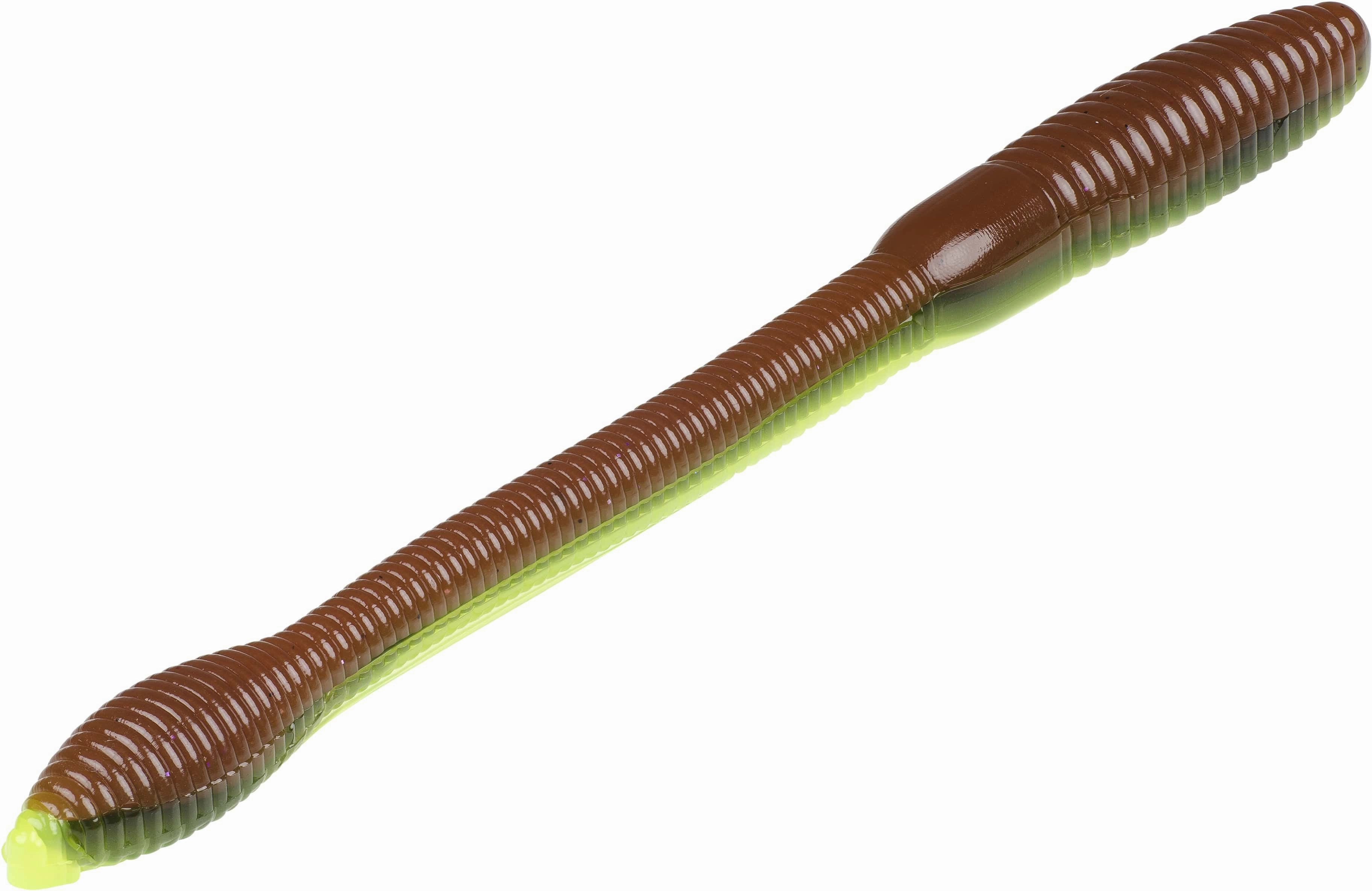 Strike King KVD Fat Baby Finesse 5 inch Soft Plastic Worm 8 pack