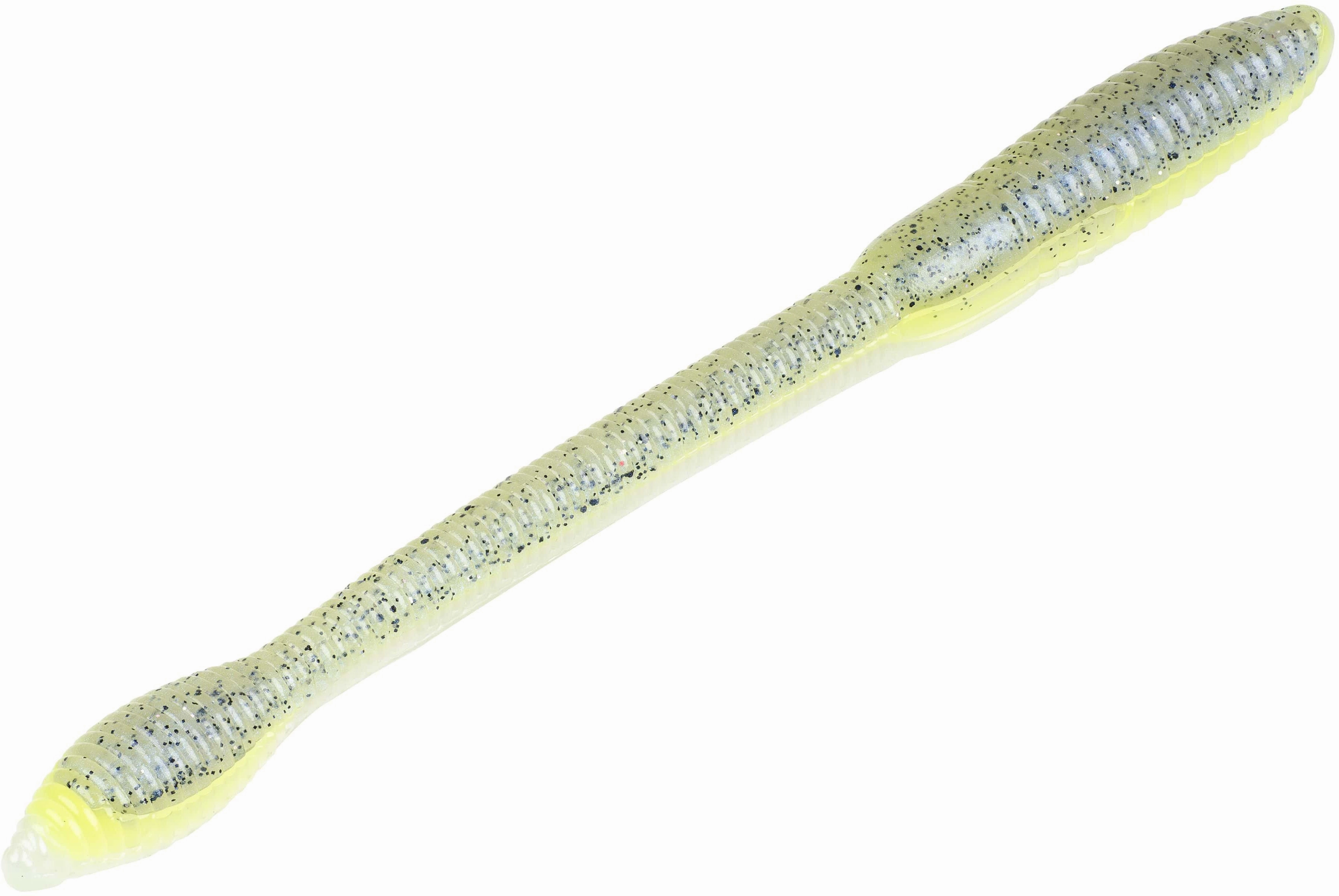 Strike King KVD Fat Baby Finesse 5 inch Soft Plastic Worm 8 pack