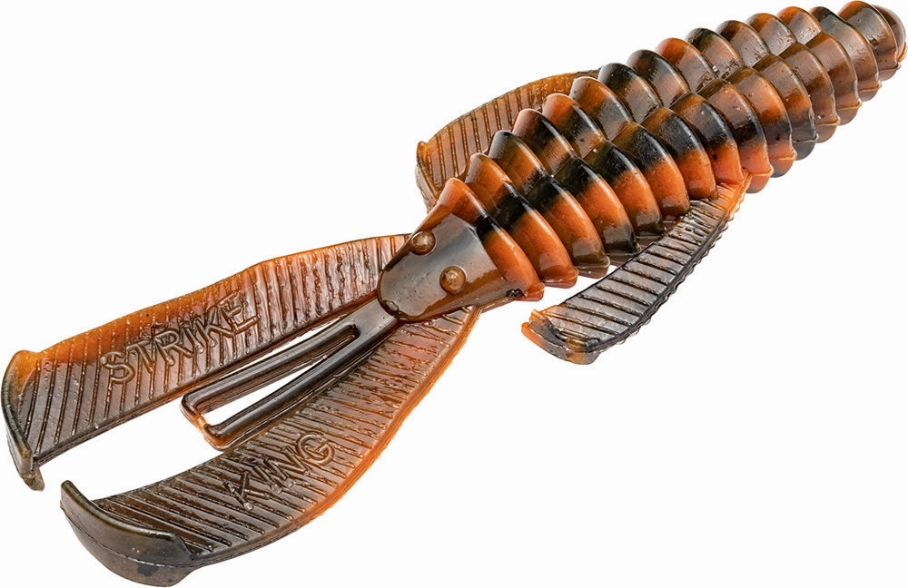 Strike King Rage Bug 4 inch Soft Plastic Creature 7 pack