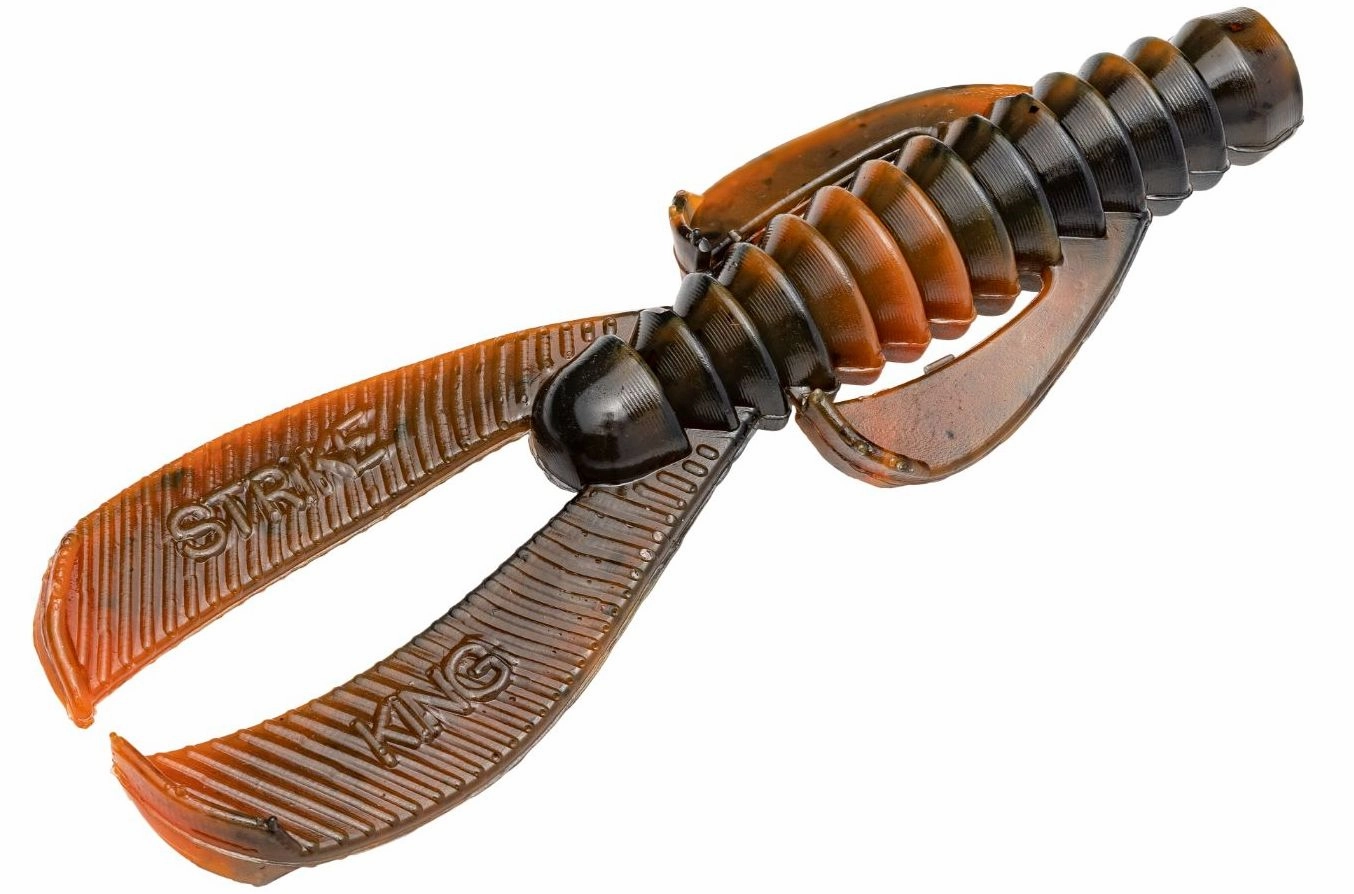 Strike King Rage Ned Bug 2 1/2 inch Soft Plastic Creature Bait 9 pack