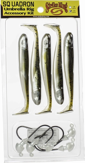Strike King Squadron Umbrella Rig Swimbait Kit