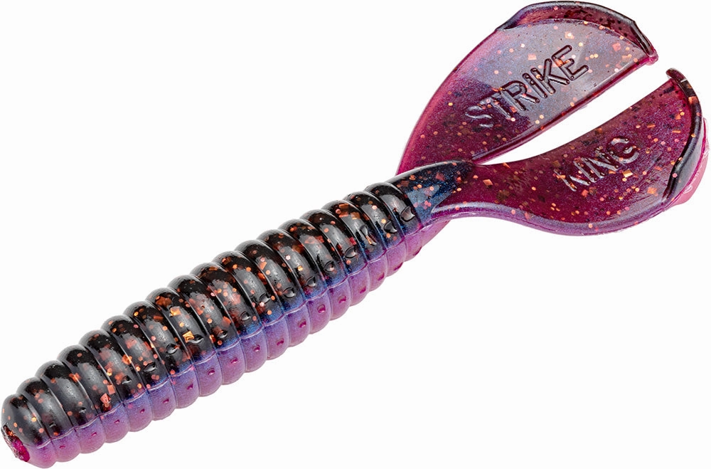 Strike King Twin Tail Rage Menace 3.5 inch Soft Plastic Grub 8 pack