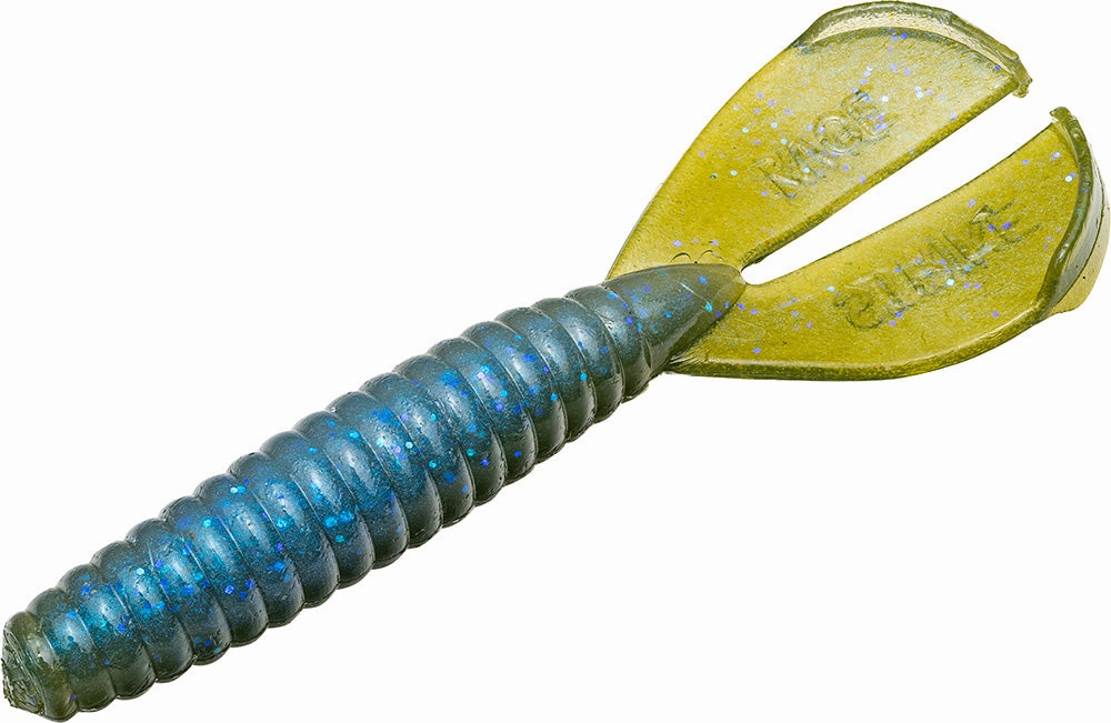 Strike King Twin Tail Rage Menace 3.5 inch Soft Plastic Grub 8 pack