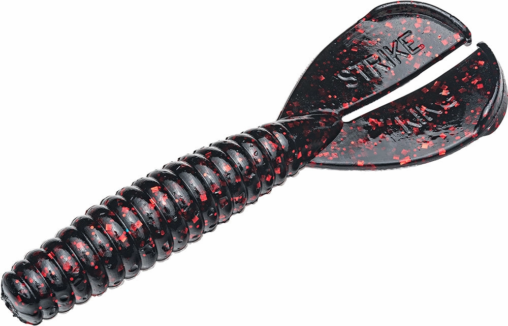Strike King Twin Tail Rage Menace 3.5 inch Soft Plastic Grub 8 pack