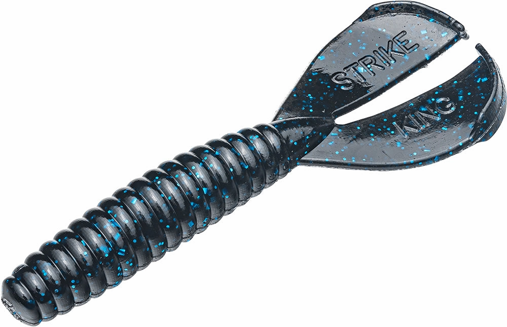 Strike King Twin Tail Rage Menace 3.5 inch Soft Plastic Grub 8 pack