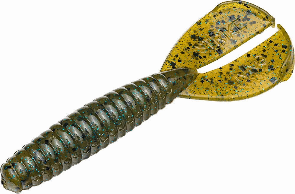 Strike King Twin Tail Rage Menace 3.5 inch Soft Plastic Grub 8 pack