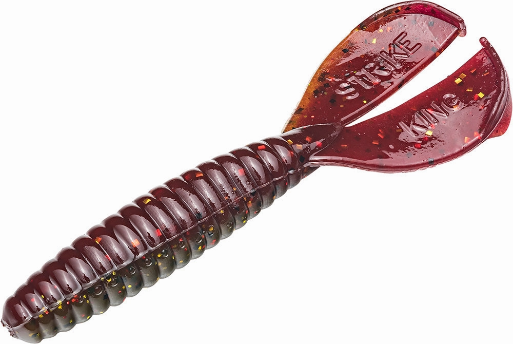 Strike King Twin Tail Rage Menace 3.5 inch Soft Plastic Grub 8 pack