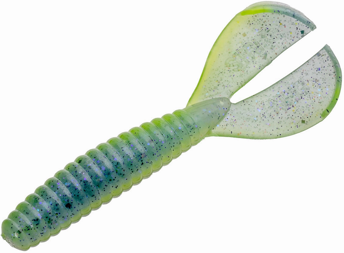 Strike King Twin Tail Rage Menace 3.5 inch Soft Plastic Grub 8 pack