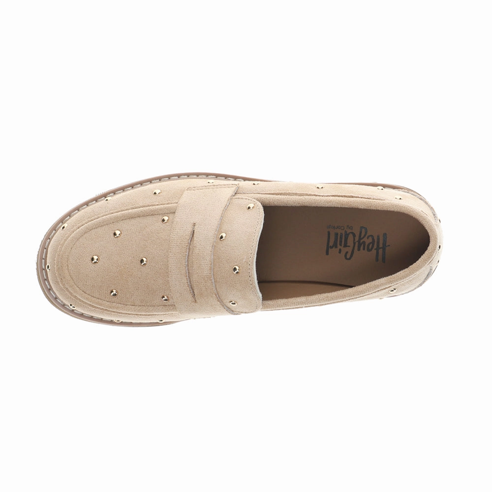 Stud Muffin Studded Slip On Loafers Walking Shoes