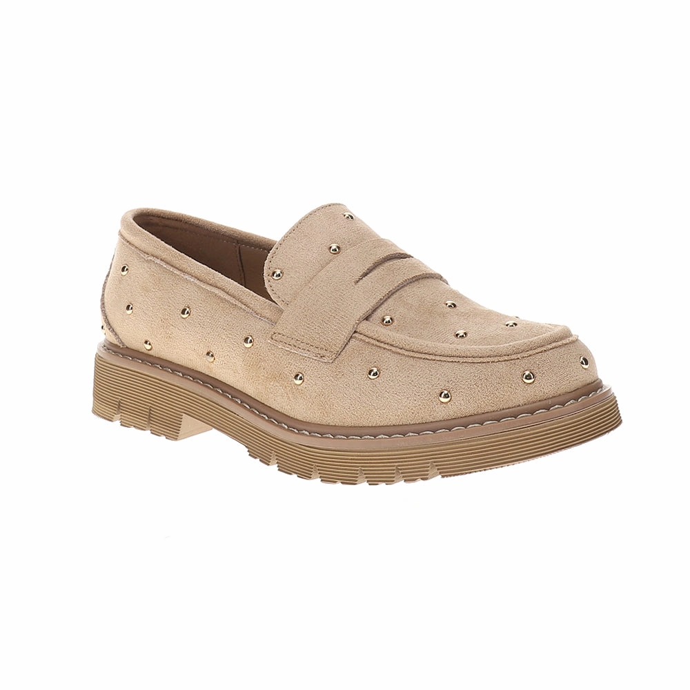 Unisex Shoes Stud Muffin Studded Slip On Loafers