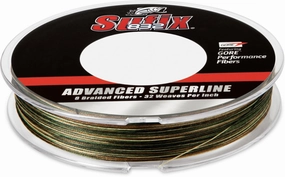 Sufix 832 Advanced Superline Camo Braided Line - 300 Yard Filler Spool