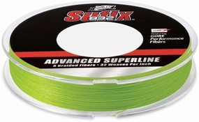 Sufix 832 Advanced Superline Neon Lime Green Braided Line - 150 Yard Standard Spool