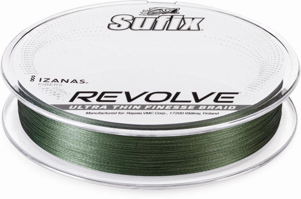 Sufix Revolve Low-Vis Green Braid - 200 Yards
