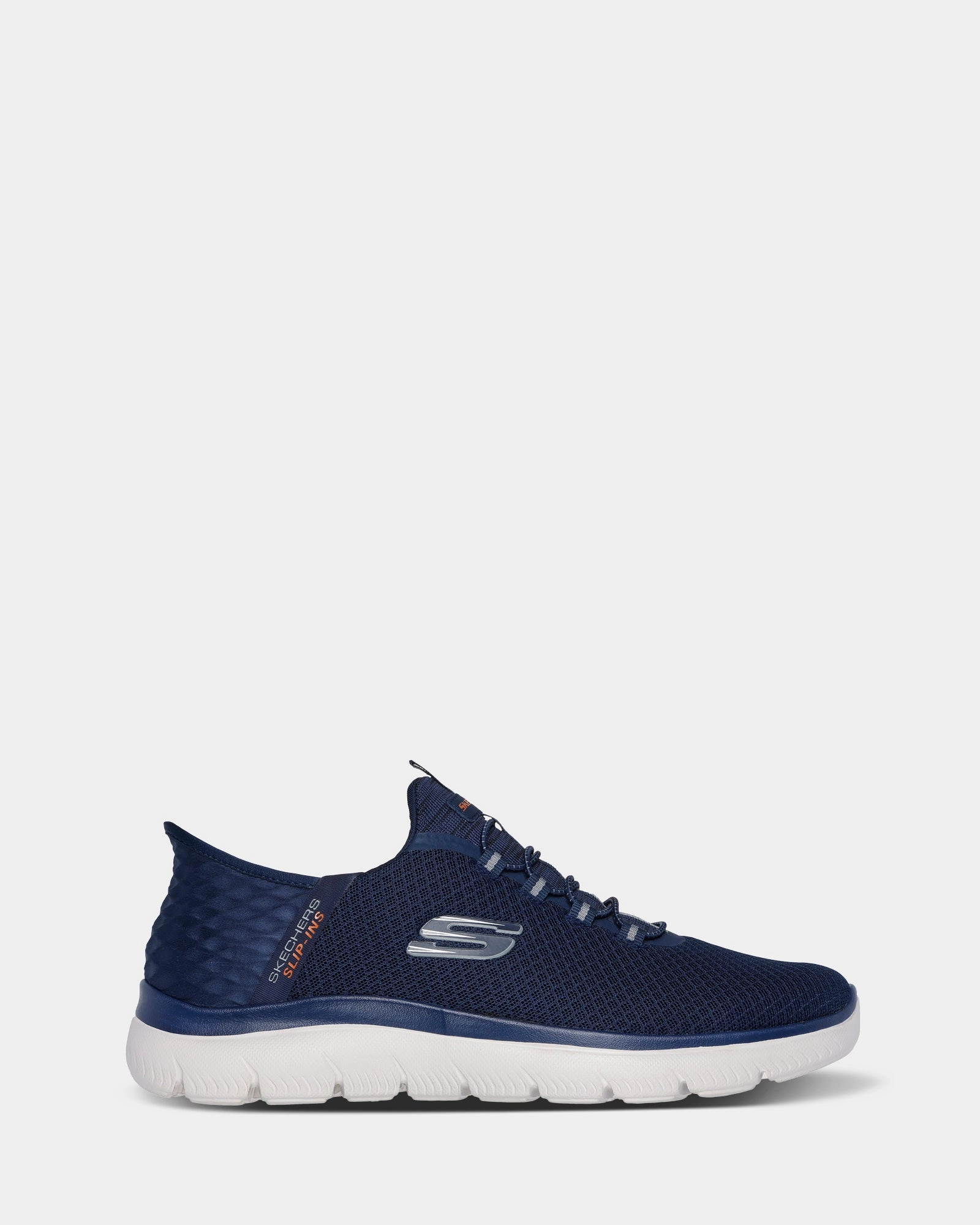Summits - High Range Navy Easy Clean Leather Shoes